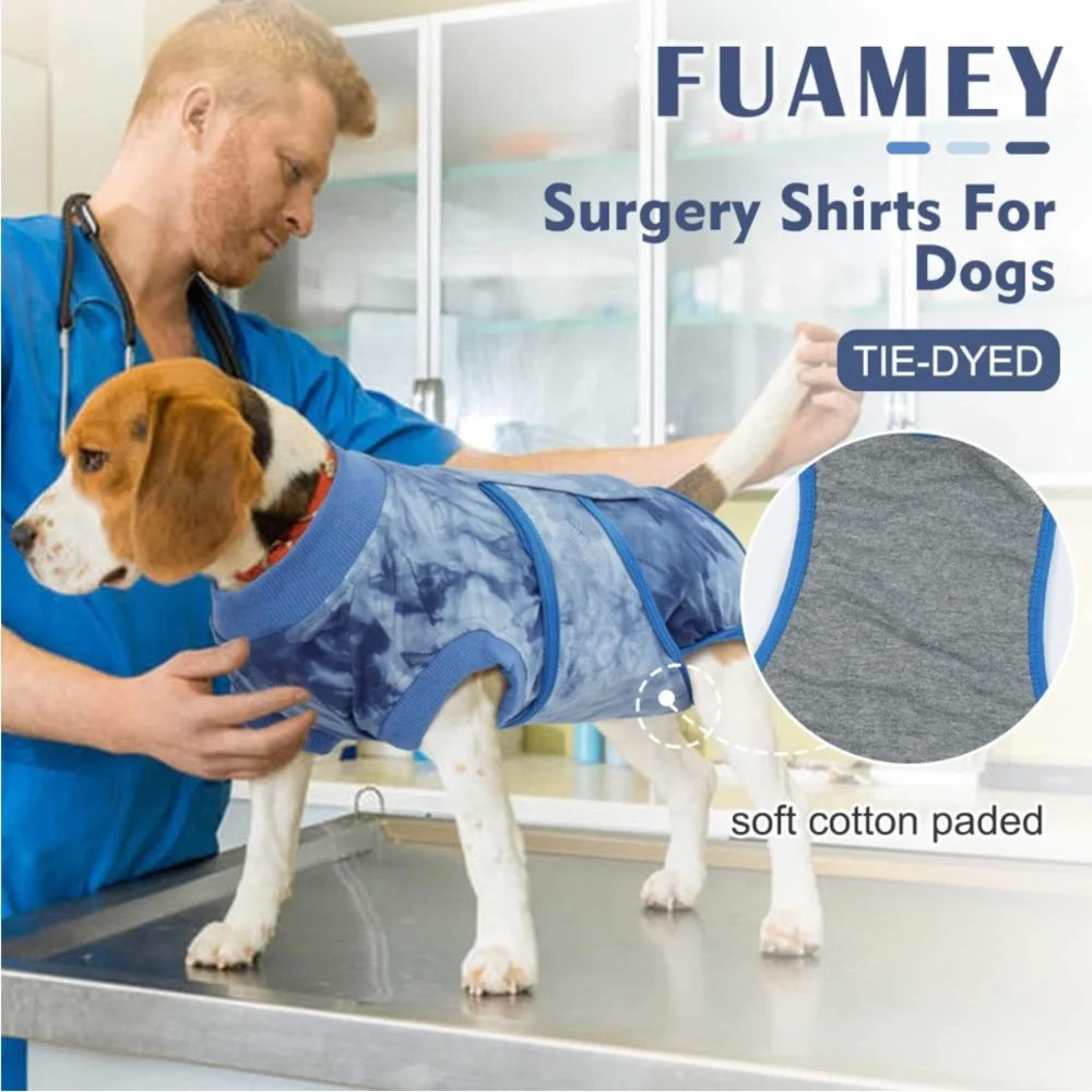 New FUAMEY Recovery Suit forDogs After Surgery,Soft Breathable Dog Bodysuit
